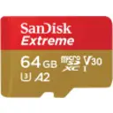 Thumbnail 0 de Memoria MicroSDXC 64GB SanDisk Extreme UHS-I C10 V30 A2 U3 170MBs 80MBs+Adaptad