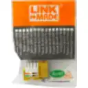 Thumbnail 1 de LINKMADE Amarillo Cat5E U/UTP Punchable Keystone Conector Hembra RJ45