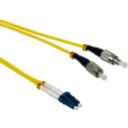 Thumbnail 2 de 10mt LC-FC MonoModo SM Duplex Jumper Cable Fibra 9/125um LSZH
