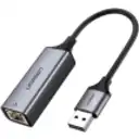 Thumbnail 0 de CM209. Adaptador Ethernet UGREEN USB 3.0 A to RJ45 Vel. 10/100/1000  Carcasa Aluminio. Color Space Gray