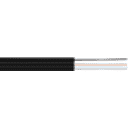Thumbnail 2 de 1km LSZH 2-Fibra-SM-G652D 1-Portante 2-FRP Cable Negro Fibra Drop