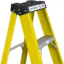Thumbnail 1 de 1,4mt 140kg Tijera Fibra Vidrio 5-Peldano Escalera 1.44mt Escala