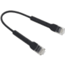 Thumbnail 1 de UBIQUITI Negro 10cm Cable Cat6 RJ45 0,1mt U-Cable-Patch-RJ45-BK