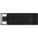Thumbnail 0 de Pendrive 64GB Kingston DataTraveler 70 USB-C Lec 110MB/s Ecs 8MB/s Negro Win/MAC