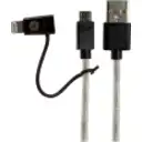 Thumbnail 1 de CABLE 2 EN 1 MICO USB C/ ADAPTADOR LIGHTNING GE 0,90 MTS