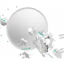 Thumbnail 1 de MIKROTIK 30dBi 5Ghz Parabolic Dish antenna with precision alignment mount