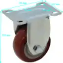 Thumbnail 1 de Rueda 3-pulgadas Roja Fija Soporta-30Kg 65x95x105mm