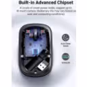 Thumbnail 4 de Mouse Inalámbrico Ugreen MU001 Óptico 4000dpi Bluetooth Ultra delgado Gris Oscur