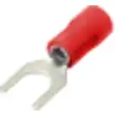 Thumbnail 0 de Horquilla-5,3mm 0,5-1,5mm2 100-un Conector Rojo Aislado PVC SV1.25-5