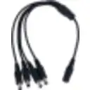 Thumbnail 0 de Cable adaptador de corriente Dahua, 1 hembra a 4 machos