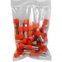 Thumbnail 0 de Rojo 50,0mm2 20/36,0mm 50-unid AWG1 Ferrules Terminal Aislado Crimp