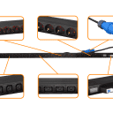 Thumbnail 2 de PDU Vertical 32A 8000W 12-C13 4-C19 12-Schuko/6-IH Mide/Volt-Amp 1x32A