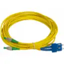 Thumbnail 1 de 5mt SC/UPC-FC/APC MonoModo SM Duplex Jumper Cable Fibra 9/125um 3mm