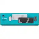 Thumbnail 1 de MLAB KIT TECLADO Y MOUSE BLUETOOTH + 2,4GHZ 1600DPI CLICKY C90BT WHITE/GRAY
