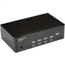 Thumbnail 3 de StarTech.com Switch Conmutador KVM de 4 Puertos HDMI - 4K de 30Hz - de Pantalla Doble - Conmutador KVM / audio / USB - 4 x KVM / audio / USB - montaje en rack