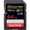 Thumbnail 0 de Memoria SDXC 64GB SanDisk Extreme PRO UHS-I,UHS-I,Clase 10,Lec170 MB/s,Esc 90MB/