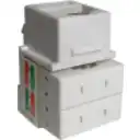 Thumbnail 2 de Linkmade Blanco CAT6 U/UTP Punchable Keystone Conector Hembra RJ45