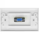 Thumbnail 1 de Blanco VGA Conector H-H Faceplate WPHD15FF-Plastico 70x114mm