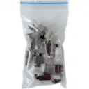 Thumbnail 0 de CAT7 1,3mm RJ45 8P8C Bolsa 10-Conectores Machos Crimpeables oro-50um