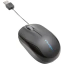 Thumbnail 1 de Mouse Alámbrico Kensington Pro Fit Cable Retractil Óptico 2 botones USB Negro