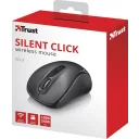 Thumbnail 4 de Mouse Inalámbrico Trust Zelo Silent Óptico 2400DPI 4 Botones Ambidiest USB Negro