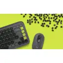 Thumbnail 5 de Kit Teclado Mouse Logitech Pop Icon Conectividad Inalámbrica BT Grafito/Verde