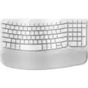 Thumbnail 0 de Teclado Inalámbrico Erogonómico Logitech WAVE KEYS RF+BT QWERTY Español Blanco