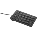 Thumbnail 1 de Teclado Numérico Alámbrico Kensington 21 Teclas + 4 acceso rápido USB Negro