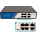 Thumbnail 3 de Switch 4-100-PoE-af 2-100 100-40VAC 78W C13 ZX-G0402FN
