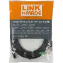 Thumbnail 0 de CABLE RED LINKMADE S/FTP CAT6 7mt NEGRO LSZH CABLE PATCH INYECTADO MULTIFILAR