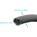 Thumbnail 0 de 25mm Rollo-50mts Conduit Flexible Metalico Cubierto-PVC 3/4-Pulg PCFC