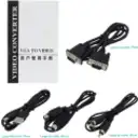 Thumbnail 1 de Convertidor VGA-H-in RCA-H-out SVIDEO-out req-5V-USB-AH