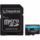 Thumbnail 0 de Memoria MicroSDXC 512GB Kingston Canvas Go Plus Cat10 UHS-I U3 V30 A2 Lec200MB/s
