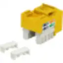 Thumbnail 0 de LINKMADE Amarillo Cat5E U/UTP Punchable Keystone Conector Hembra RJ45
