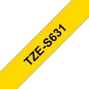 Thumbnail 0 de Cinta Brother TZE-S631 12mm 8mt Negro sobre Amarillo 