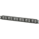 Thumbnail 1 de Panduit MINI-COM High Density Modular Patch panel - black - 1U - 19/23 - 48 port