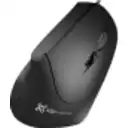 Thumbnail 2 de Mouse Ergonómico Alámbrico KlipX KMO-506 Óptico 1600dpi 6 Botones USB Negro