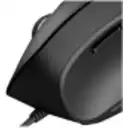 Thumbnail 3 de Mouse Ergonómico Alámbrico KlipX KMO-506 Óptico 1600dpi 6 Botones USB Negro