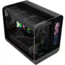 Thumbnail 2 de Gabinete Gamer XPH Negro | Micro ATX / ITX | 9 Ventiladores ARGB + Controladora + Control Remoto | Pantalla Pixel | USB 3.0 x2 + USB-C