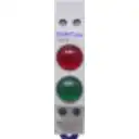 Thumbnail 1 de CHINT Verde/Rojo Luz Piloto LED 230VAC 20mA 4-pin para Riel Din