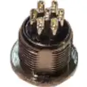 Thumbnail 3 de 7-pin Macho Volante Conector Metalico GX12 Soldable Aviacion