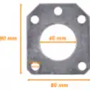Thumbnail 1 de LINKMADE p/45mm Placa Repuesto para Mastil Guy Plate
