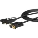 Thumbnail 1 de Cable Adaptador HDMI Macho + mUSB Hembra a VGA Macho, 1080p 1.8mt Act - StarTech