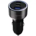Thumbnail 1 de Klip Xtreme KCC-060 - Car power adapter - 60 Watt - 2 x 24 pin USB-C / 9 pin USB Type A - Cellular phone / Tablet - Car - Para Smartphones, tablets, small devices