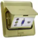 Thumbnail 5 de Caja a Piso Abatible Metal 103x99x55mm Tapa-118x120mm RJ45 3-RCA VGA-r