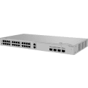 Thumbnail 1 de S310S-26PN4JX. 22 x 10/100/1000BASE-T PoE+ ports, 2 x 10/100/1000BASE-T ports, 2 x 10/100/1000/2.5GBASE-T Combo(PoE+), 2 x 10GE SFP+ ports Packet forwarding 73 Mpps Switching capacity: 98 Gbit/s