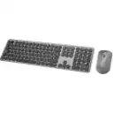 Thumbnail 0 de Klip Xtreme - Keyboard and mouse set - Spanish (Latin American) - Wireless - Bluetooth - Aluminum silver - KBK-850