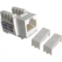 Thumbnail 1 de Linkmade Blanco CAT6 U/UTP Punchable Keystone Conector Hembra RJ45