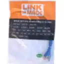 Thumbnail 1 de LINKMADE 4un 0,3mt Cat6a U/FTP Azul LSZH Cable Patch Iny Multif 4x30cm