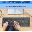 Thumbnail 4 de Kit Teclado Mouse Alámbrico HP 150, Optico 1600DPI USB Color Negro